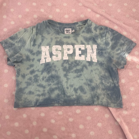 Princess Polly Tops - Princess Polly Green Tie-Dye Aspen Tee